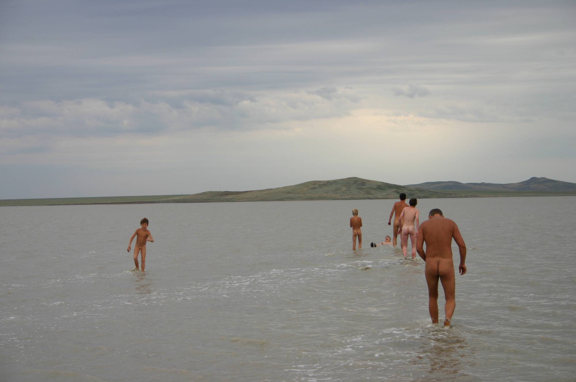 FKK Nudist Black-Sea Body Mud Shots