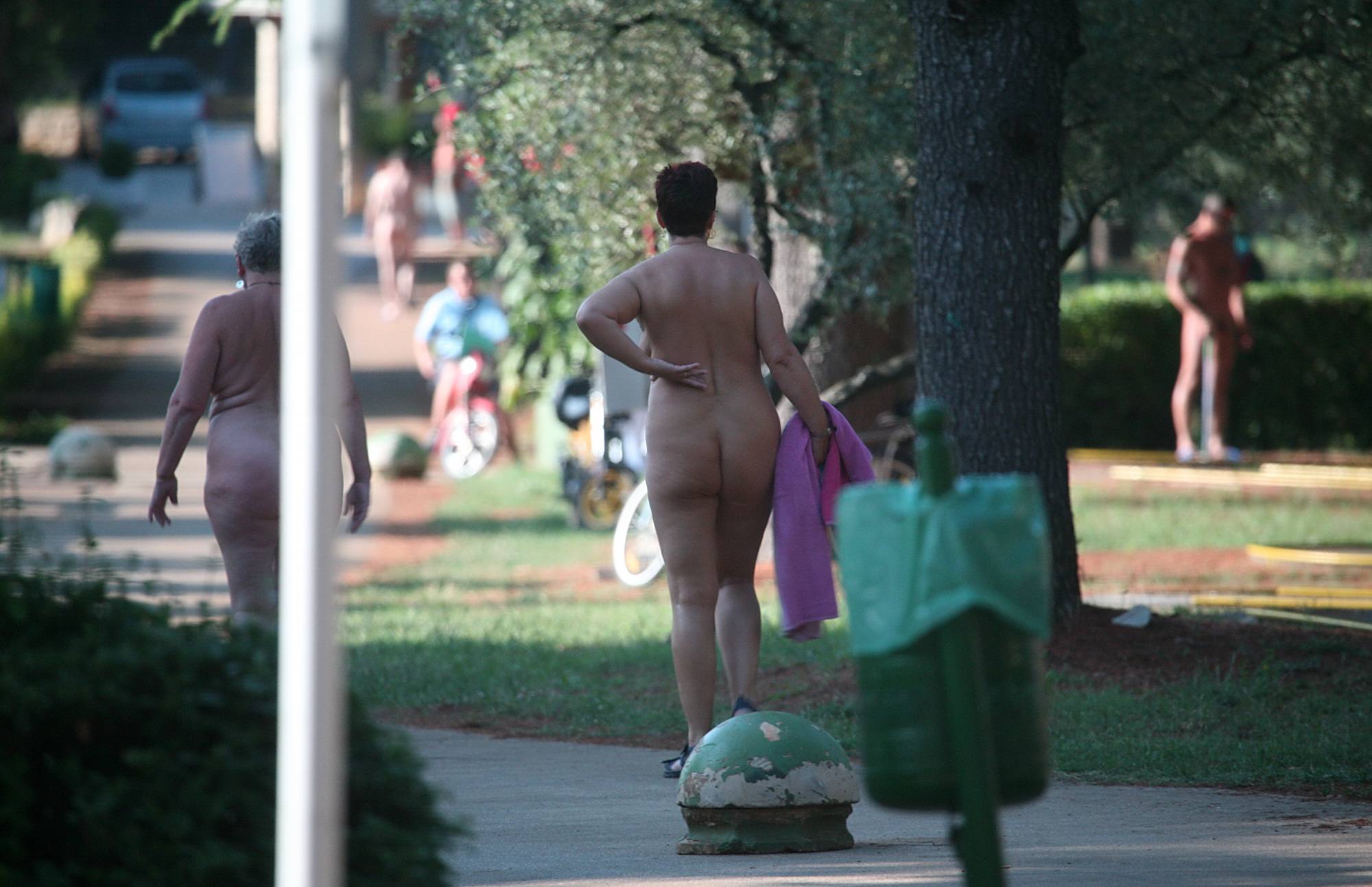 Nudist Brazil - Park Side Street Pass-Bys