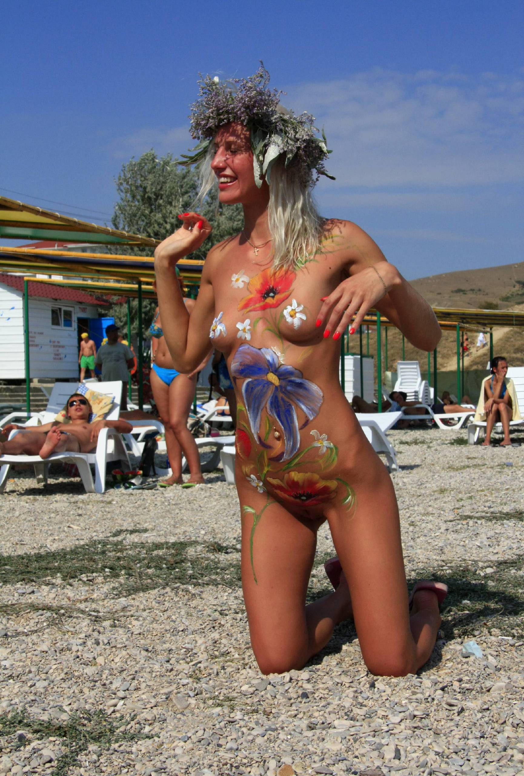 Sand Beach Goddess Two - Nudists Family