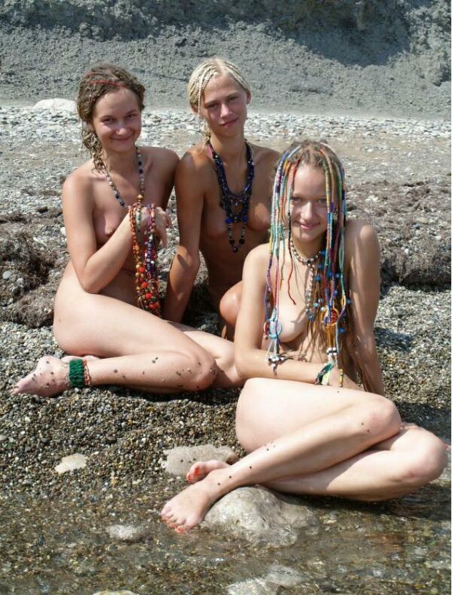 Photo of young girls of nudists on a beach | NakedBody