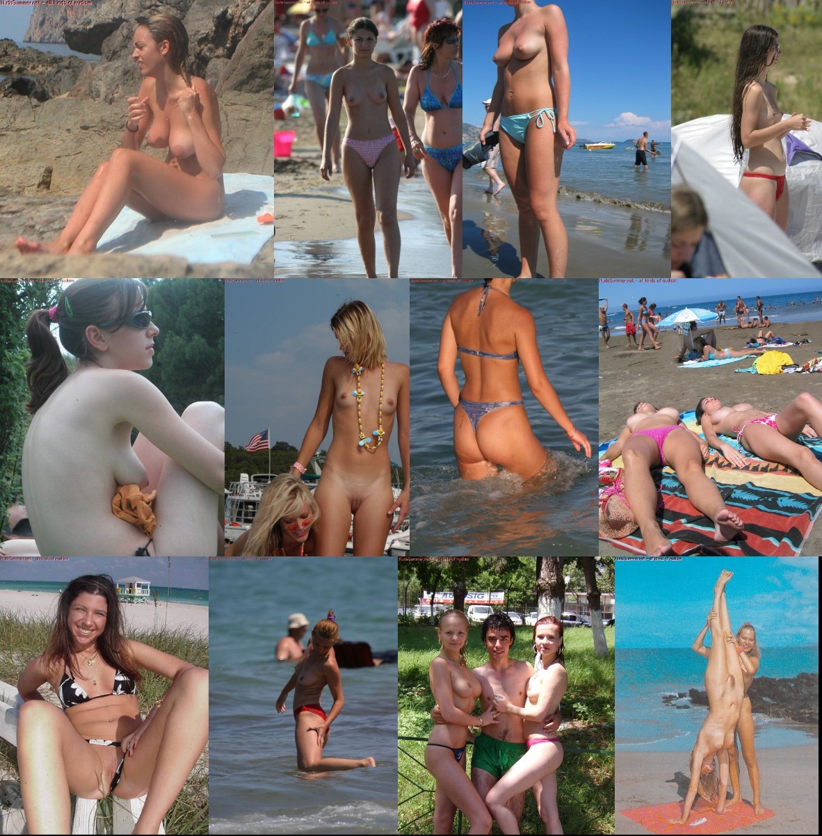 Beautiful photo album Beach nudism  05