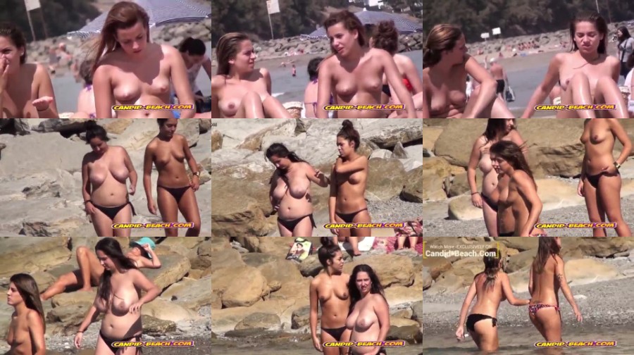 0005 TeenNudist Amazing Hot Perfect Tits Teens Topless At Beach Hiddenspy