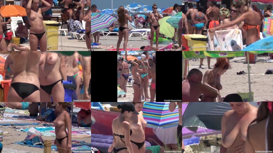 0018 TeenNudist Big Tits Topless Horny Teens Beach Voyeur Bikini Hd Video Spycam