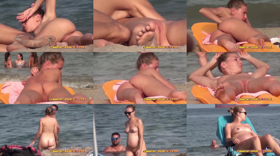 0025 TeenNudist Beautiful Body Big Tits Shaved Pussy Amateur Nudist Ladies Voyeur Beach Spy Cam