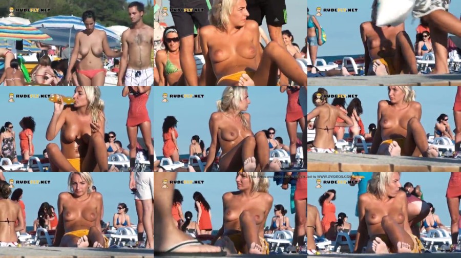 0028 TeenNudist Young And Beautiful Nude Beach Teen Girl Caught On A Hidden Camera