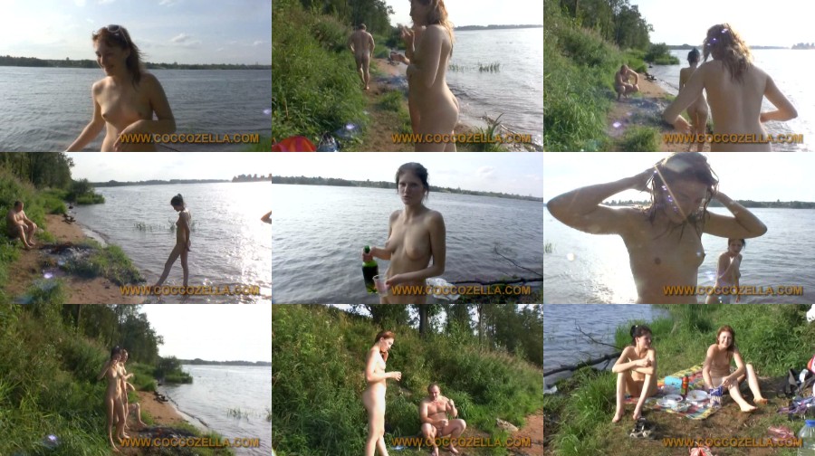0066 NudVid Igor Beach Picnic 1 - Nudist Public Video