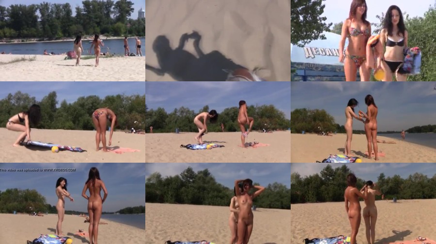 0072 TeenNudist Teen Nudist Get Naked And Heat Up A Public Beach