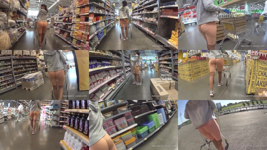 0138 NudVid Cameltoe And Flashing In The Supermarket - Public Cute Girls