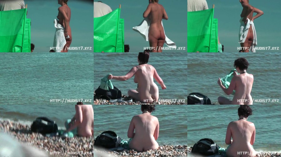 0164 NudVid Real Voyeur Nudist Beach Hidden Cam Chicks Naked Ass On The Beach