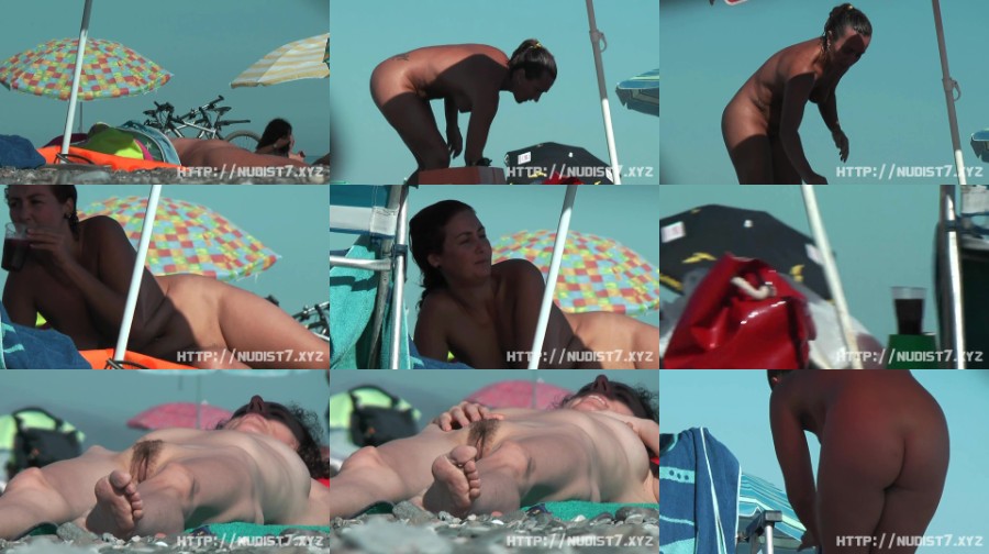0182 NudVid Public Sex Nudist Beach With Horny Naked Women Voyeur Video