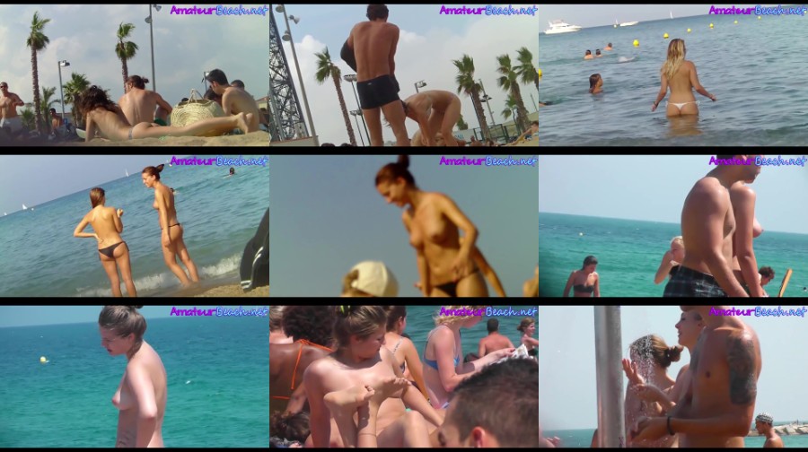 0207 TeenNudist Hot Topless Voyeur Beach Teens Video