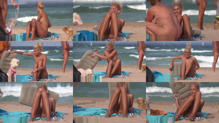 0247 TeenNudist Nudist Beach Blonde Teen Naked Voyeur Hd Video