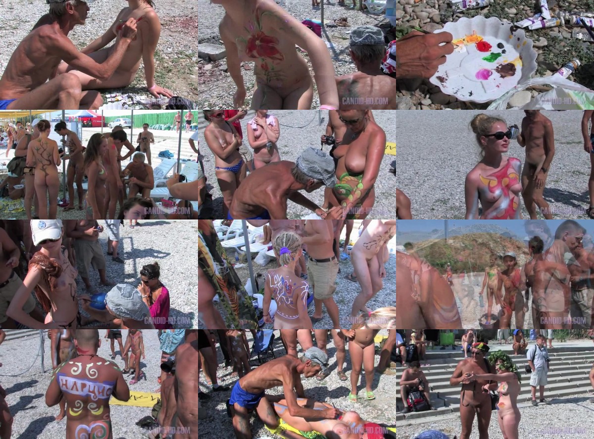 Video Nudism Body Art Festival 2008 Part 1