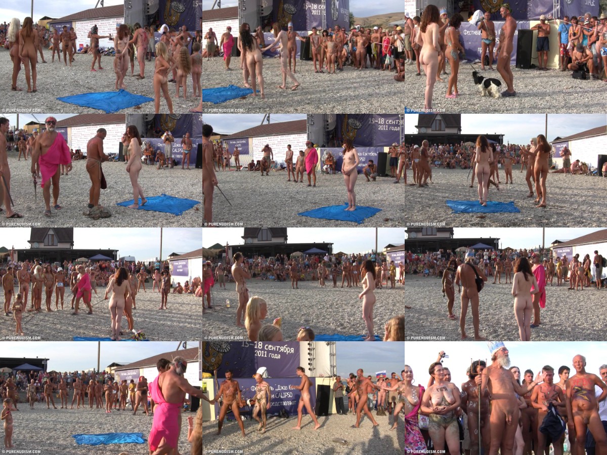 Video Nudism Cool Day At The Beach