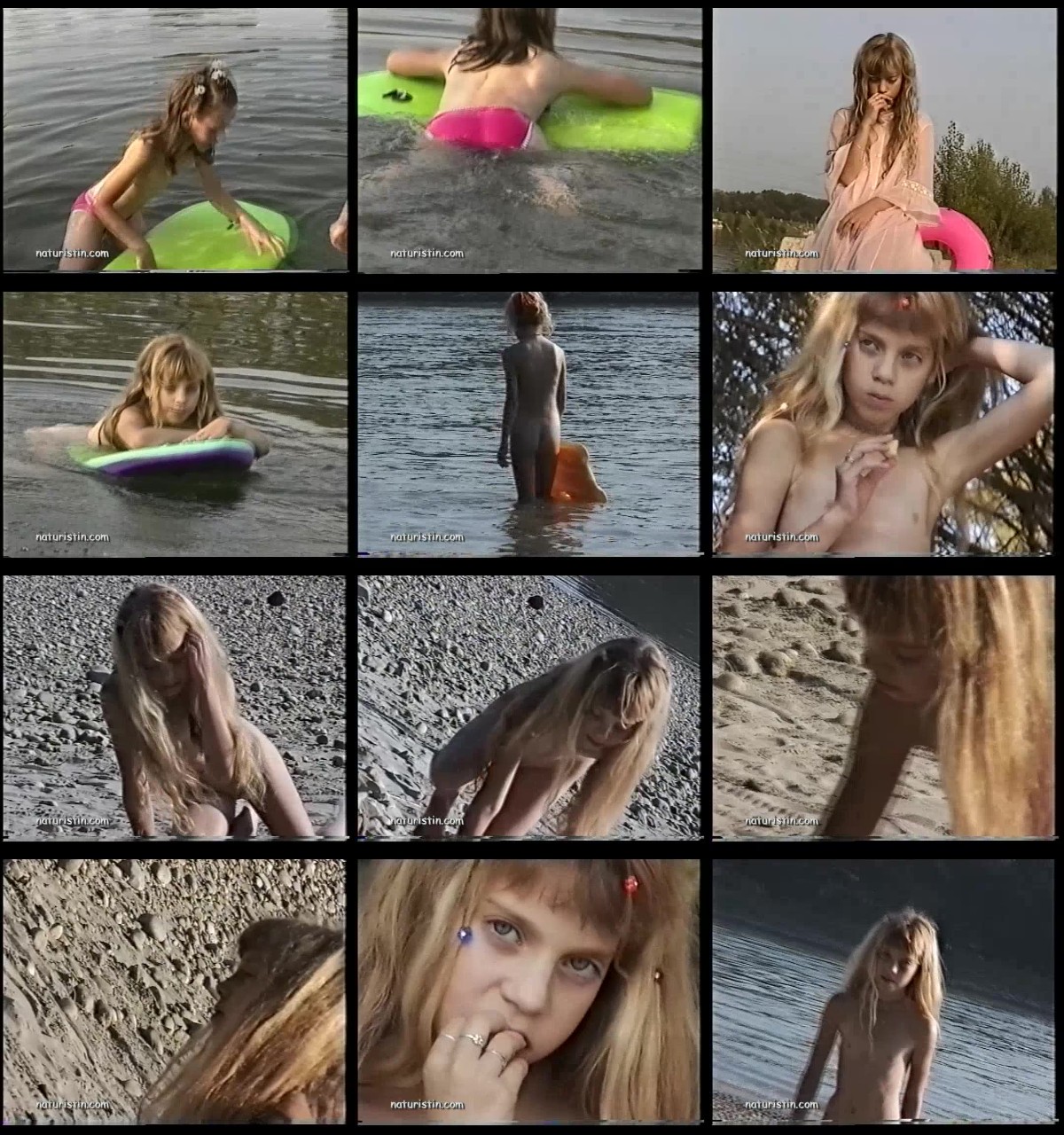 Video Nudism Julia am Strand