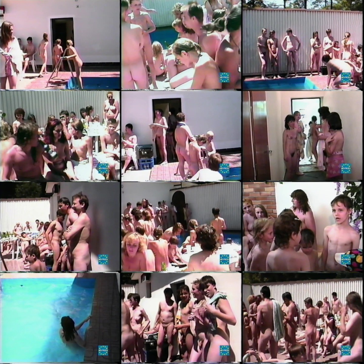 Video Nudism Naked in the Cabana