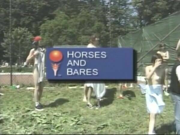 Family nudism video - horses and bares | NakedBody