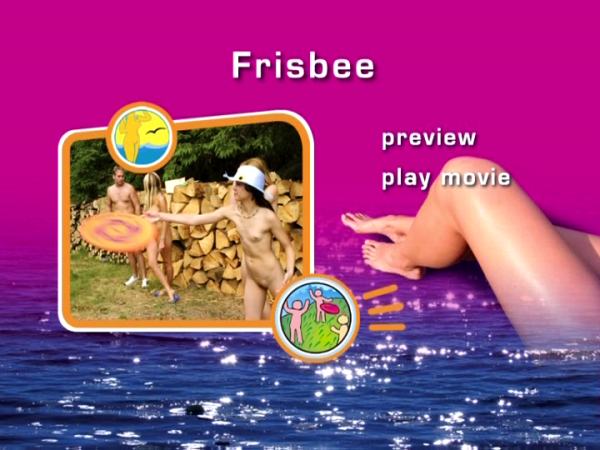 Family naturism HD video - Frisbee | NakedBody