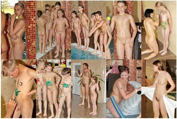 Group photos of nudists in the pool - Purenudism photo | NakedBody