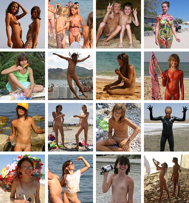 Beautiful photos of girls of nudists in excellent gallery of a nudism