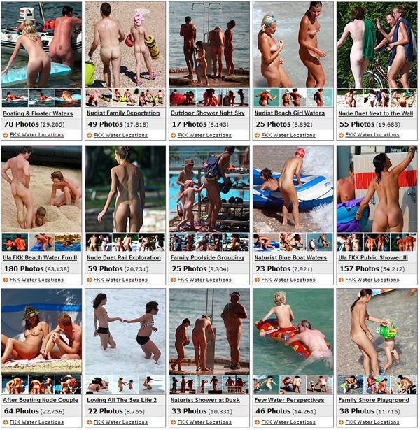 FKK water locations - parents and children nudists | NakedBody