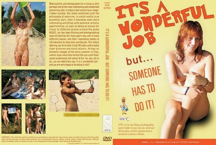 DVD the movie about a nudism in HD 720p quality - Its a wonderful job