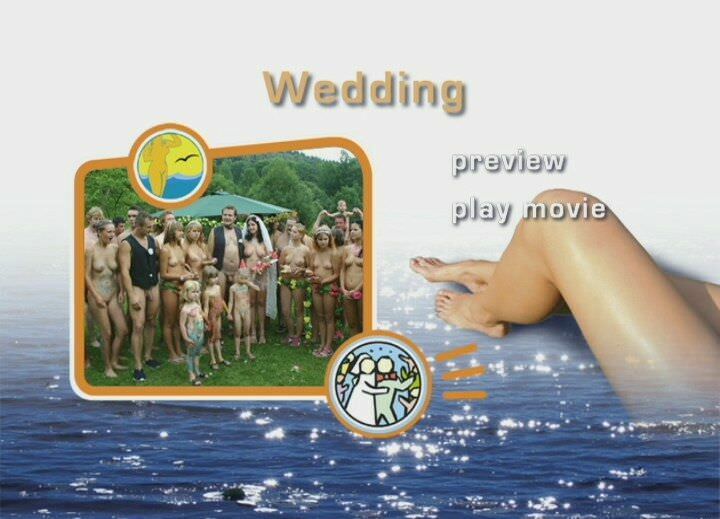Video of a wedding of nudists | NakedBody