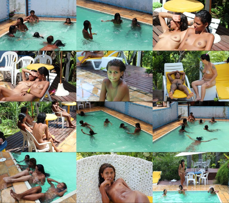 Brazil Pool Sunbath