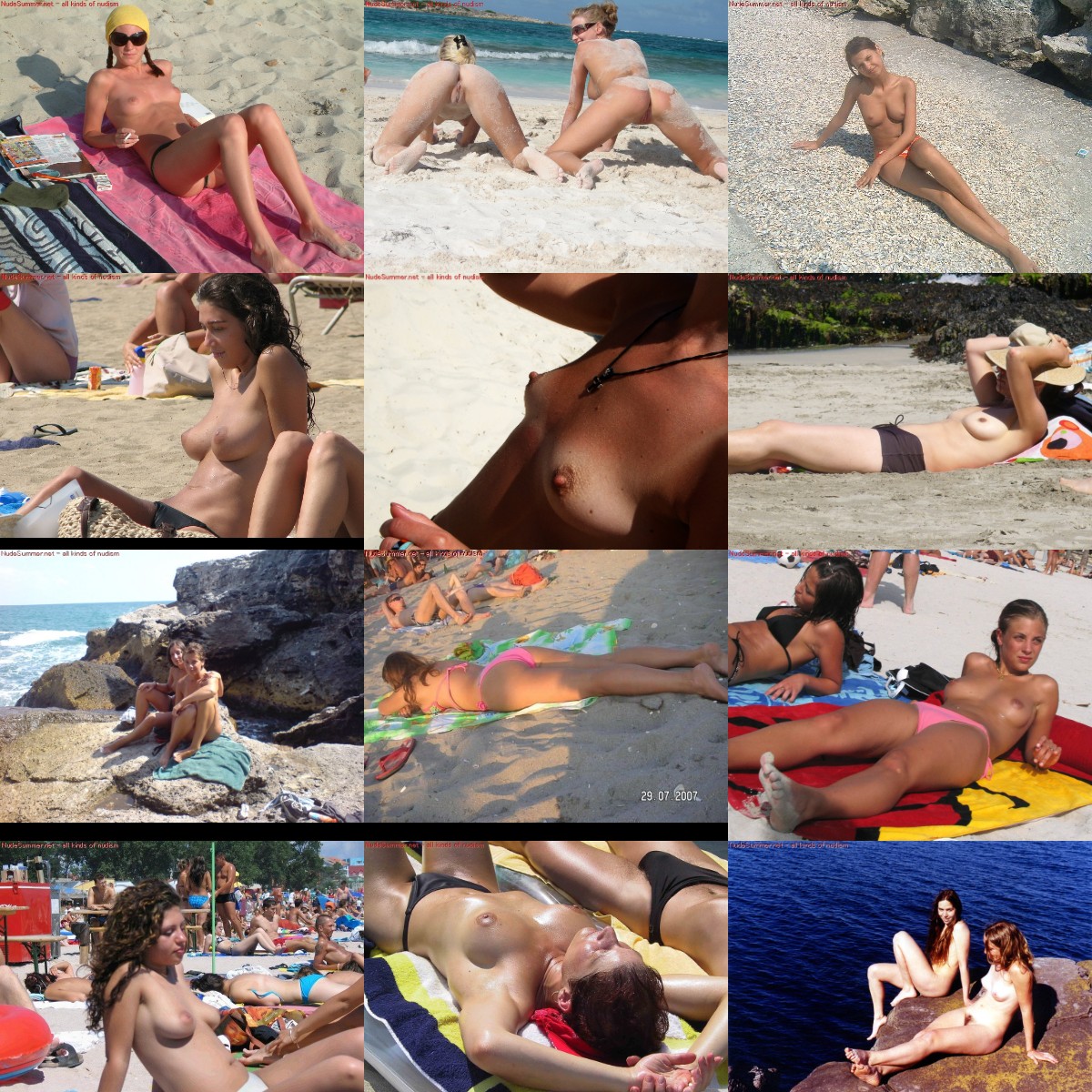 Beautiful photo album Beach nudism  16