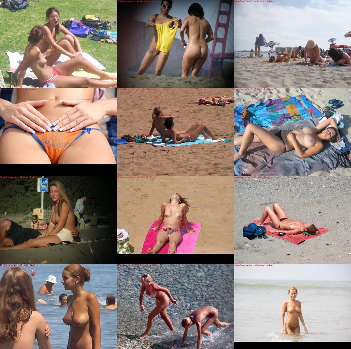 Beautiful photo album Beach nudism  07
