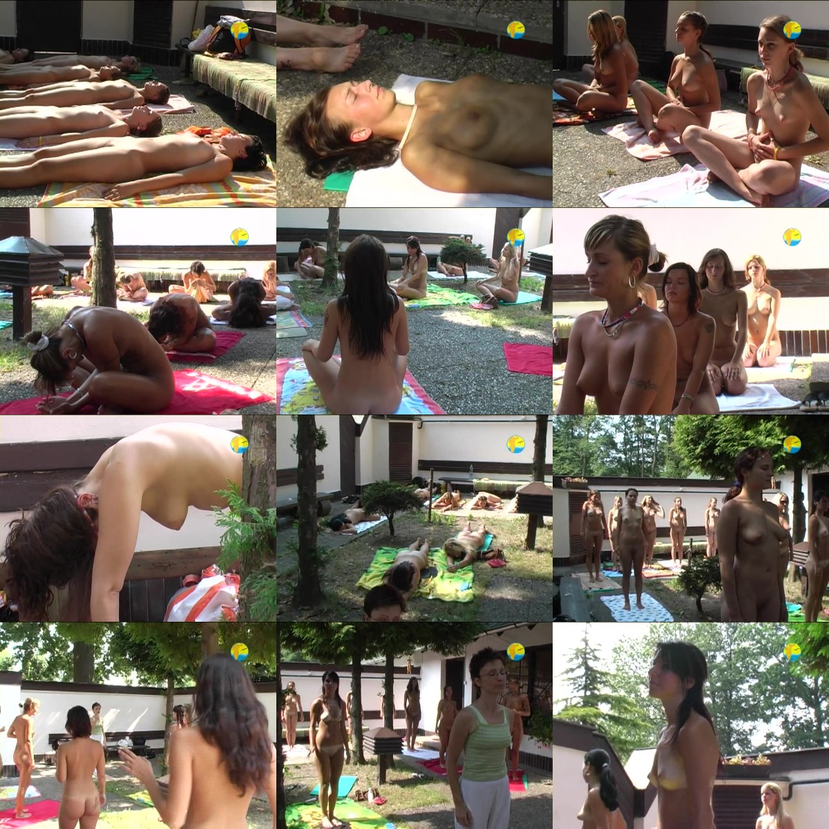 Video Nudism Yoga and the Girls